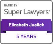 Rated By Super Lawyers | Elizabeth Juelich | 5 Years
