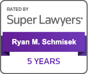 Rated By Super Lawyers | Ryan M. Schmisek | 5 Years